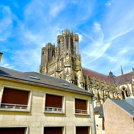 DUOMO - Hypercentre Cathédrale avec extérieur Apartamento Reims Exterior foto